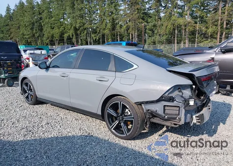 2023 Honda Accord Hybrid Sport из США, поврежденный, VIN 1HGCY2F55PA014566